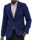 Men's Suit Tweed Jacket Wool Herringbone Waistcoat Slim Fit Wedding Groomsmen For Casual Business Jacket Men Clothes jinquedai