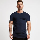 Sport Tshirt Men Gym T Shirt Quick Dry Fit Running Shirt Man Training Fitness T-shirt Sport Top Budybuilding Workout tshirt jinquedai