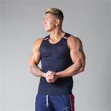 Summer new style muscle fitness men's gym quick-drying fashion sportswear jogger outdoor running exercise casual men's vest jinquedai