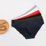 Sexy Men Briefs Underwear Mens Modal Underwear Seamless U Conve Pouch Underpants Breathable Confortable Low Waist Male Panties jinquedai