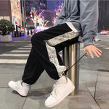 Men's Sweatpants Bandana Paisley Print Joggers Men Sports Pant Tracksuit Trousers Sportswear Patchwork Clothes jinquedai