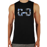 Running fitness sleeveless summer sports men's Vest running T-shirt breathable slim training vest jinquedai