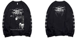 Dark Pullover Oversized Sweatshirt Rock Print Hoodie Heavy Death Metal Rock Streetwear Retro couple harajuku hoodie jinquedai