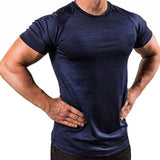 Slim Fit Sport Tshirt Fintss T Shirts Men Compression Shirt GYM T-shirt Elastic Running Shirts Male Bodybuildin Tees Sports Top jinquedai