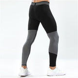 New Compression Tights Men GYM Fitness Sport Leggings Elastic Mens Gym Pants Workout Training Sports Pants Tights Man Sportswear jinquedai