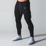 Jinquedai  New Cotton Casual Pants Jogger Fitness Sweatpants Multi-pocket Zipper Trousers Just Zipper Slim Pants jinquedai