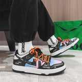 Jinquedai  Summer New Ins Fashion Men Sneakers Low Top Men Personality Casual FB Harajuku Student Sports Shoes Trendy Shoes jinquedai