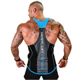 High Quality Sport Gym Tank Top Training Running Vest Men Fitness Workout Top Sports Vest Men Sportswear sleeveless Gym T Shirt jinquedai