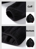 Jinquedai  Unisex Lamb Wool Teddy Coat Men Women Cashmere Fleece Jacket Teen Couple Warm Clothing  Boy Girls Varsity Techwear Spring jinquedai