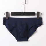 Sexy Men Briefs Underwear Mens Modal Underwear Seamless U Conve Pouch Underpants Breathable Confortable Low Waist Male Panties jinquedai