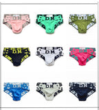 Jinquedai new youth letters men's underwear fashion sexy comfortable breathable low waist cotton briefs jinquedai