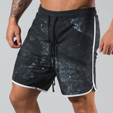 Summer fashion men's shorts streetwear casual pants half-length five-point pants jogger fitness sports pants jinquedai