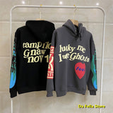 LUCKY ME I SEE GHOST Hoodie Men Women FEEL Kanye West Kid Cudi Hoodies Kids See Ghost Sweatshirts Foam Print Pullovers jinquedai