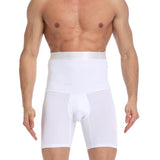 Mens Body Shaper Compression Shorts Waist Trainer Tummy Control Slimming Shapewear Modeling Girdle Anti Chafing Boxer Underwear jinquedai