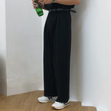 Men's Wear Autumn New Casual Pants Men's Fashion All-match Straight Loose Wide Leg Pants Vintage Loose jinquedai