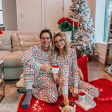 Family Matching Clothes Christmas Pajamas Set Mother Father Kids Son Matching Outfits Baby Girl Rompers Sleepwear Pyjamas jinquedai