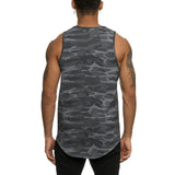Running Vest Men Camouflage Sport Top Men GYM Fitness Tank Top Quick Dry Training Clothing Workout Running Tops Male jinquedai