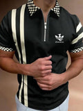 Jinquedai  Men Patchwork Polo shirt Summer Model Tops Short Sleeve Casual Polo shirt  Sexy Quick Dry Mens Clothing S-3XL jinquedai