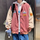 Spring and autumn corduroy jacket men's ins tide brand Harajuku style Korean style versatile handsome loose Baseball Jacket jinquedai