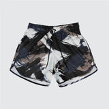 Jinquedai Summer fitness quick-drying men's sports pants joggers casual pants fashion camouflage men's shorts running fitness pants jinquedai