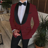 Latest Luxury Royal Blue Wedding Men Suit 2Pcs Slim fit Groomsman Groom Jacket Brand Formal Shawl Lapel Blazer with Pants Set jinquedai