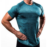 Slim Fit Sport Tshirt Fintss T Shirts Men Compression Shirt GYM T-shirt Elastic Running Shirts Male Bodybuildin Tees Sports Top jinquedai