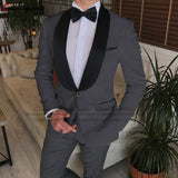 Latest Luxury Royal Blue Wedding Men Suit 2Pcs Slim fit Groomsman Groom Jacket Brand Formal Shawl Lapel Blazer with Pants Set