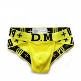 Jinquedai new youth letters men's underwear fashion sexy comfortable breathable low waist cotton briefs