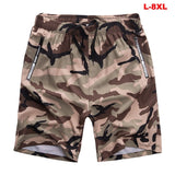 Jinquedai  Summer Mens Beach Shorts Men Quick Dry Comfortable Beachwear Homme Men Casual Loose Camouflage Board Short Clothing 8XL jinquedai