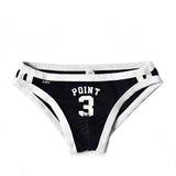 Jinquedai   summer character letters men's underwear cotton low waist sexy breathable briefs jinquedai