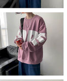 Jinquedai  Oversized Men's Sweatshirts Round Neck Loose Spring Winter Couple Clothes Plus Fleece Top Trend All-match Student Casual Jacket jinquedai