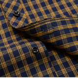 Jinquedai 6XL 7XL 8LX 9XL 10XL  men's business casual loose brand shirt autumn and winter thick warm cotton plaid shirt jinquedai