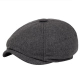 Jinquedai  New Retro Newsboy Caps Men Octagonal Hats British Painters Hats Autumn Winter Berets Herringbone Flat Caps Hip Hop Berets gorras jinquedai