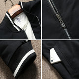 Jinquedai  Autum Winter Men's Bomber Zipper Jacket Male Fashion Streetwear Pilot Coat Casual Slim Fit Baseball Jackets Men Clothing jinquedai