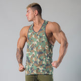 Summer quick-drying gym men's sportswear fashion vest men's streetwear outdoor running exercise fitness top jinquedai