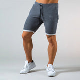 Summer slim casual men's shorts half-length five-point pants outdoor exercise fitness sports pants fashion men's clothing jinquedai