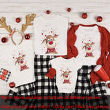 Merry Christmas Family Shirts Family Christmas T-Shirts Mommy and Me T-Shirt Family Matching Christmas Clothes Wear jinquedai