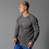 Men's Long Sleeve T-shirt Summer Quick-drying Fitness Men's Sportswear Jogger Fashion Streetwear Casual Men's T-shirt jinquedai
