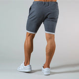 Summer slim casual men's shorts half-length five-point pants outdoor exercise fitness sports pants fashion men's clothing jinquedai