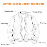 Jinquedai  Spring Bomber Jacket For Men Women Military Fly Jacket Varsity Baseball Flight Coat Mens Windbreaker Male Clothing  MA1 jinquedai