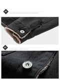 Men's Denim Jackets Winter Thick Jean Jacket Men Casual Overcoats Outdoor Windproof Jacket Fleece Warm Trench Coats Men jinquedai