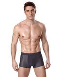 Jinquedai 8XL Plus Banboo Fiber Men Underwear Male boxer  Solid Panties Shorts Men's  Underpants Breathable Intimate Man boxers 4pcs jinquedai