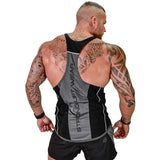 Running vest gym sport tops quick dry fitness tank top jinquedai