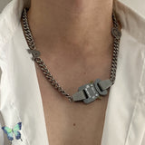 ALYX Necklace Men Women High Quality ALYX 1017 9SM Stainless Steel Necklace Chains jinquedai