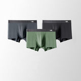 Men's Antibacterial Breathable Underwear Men Soild Boxers Male Regenerated Cellulose Fiber Panties Summer Shorts jinquedai