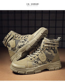 Autumn New Military Boots for Men Camouflage Desert Boots High-top Sneakers Non-slip Work Shoes for Men Buty Robocze Meskie jinquedai