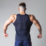 Summer new style muscle fitness men's gym quick-drying fashion sportswear jogger outdoor running exercise casual men's vest jinquedai