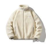 Sensir Autumn Winter Men's  jacket Lamb Fleece Plush Oversize Loose Couple jinquedai