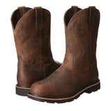 Autumn Winter Men Western Cowboy Boots Tree Element Embroidery Technology Retro Men's Boots EUR 38-48 jinquedai