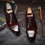 Men Genuine Cow Leather Brogue Wedding Business Mens Casual Flats Shoes 2022 Black Vintage Oxford Shoes For Men's Shoes jinquedai